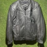 Cazadora Piel Free Day Negra T56