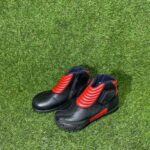 Botas minimoto QNA piel junior T36 rojas