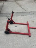 Caballete moto rojo - Imagen 5