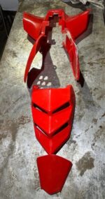 Kit plasticos Miniquad Raptor 2t Roja - Imagen 4