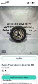 Pack 2 Ruedas Suzuki Burgman 125